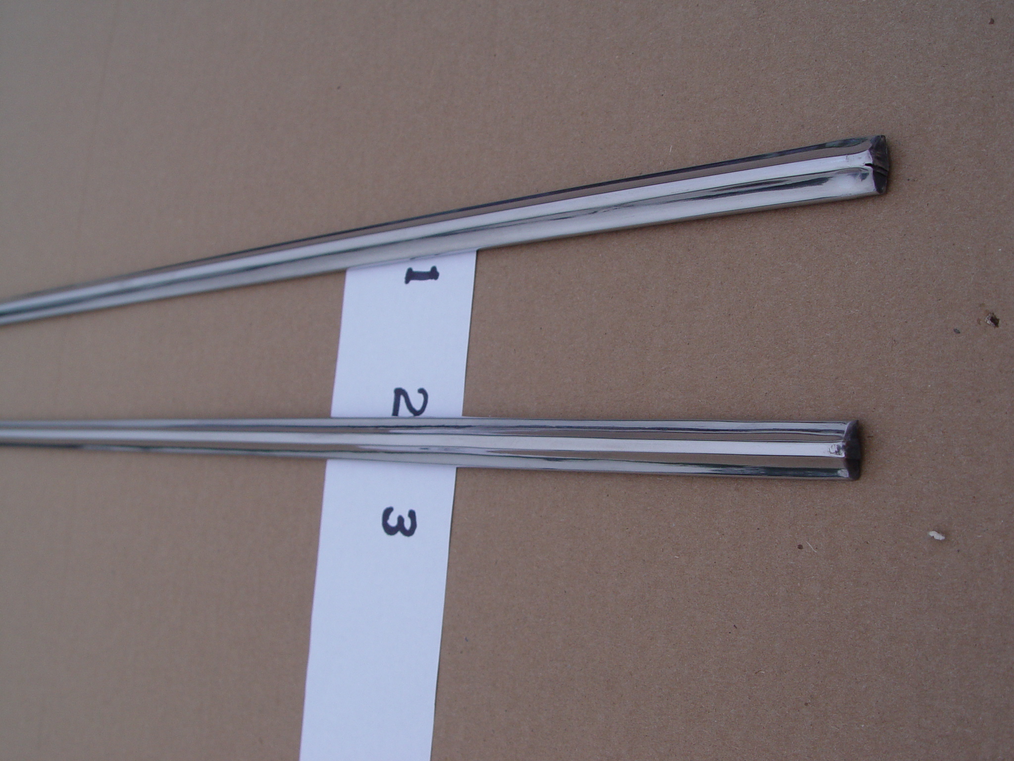 1965, 1966 Two Door Quarter Body Side Moldings